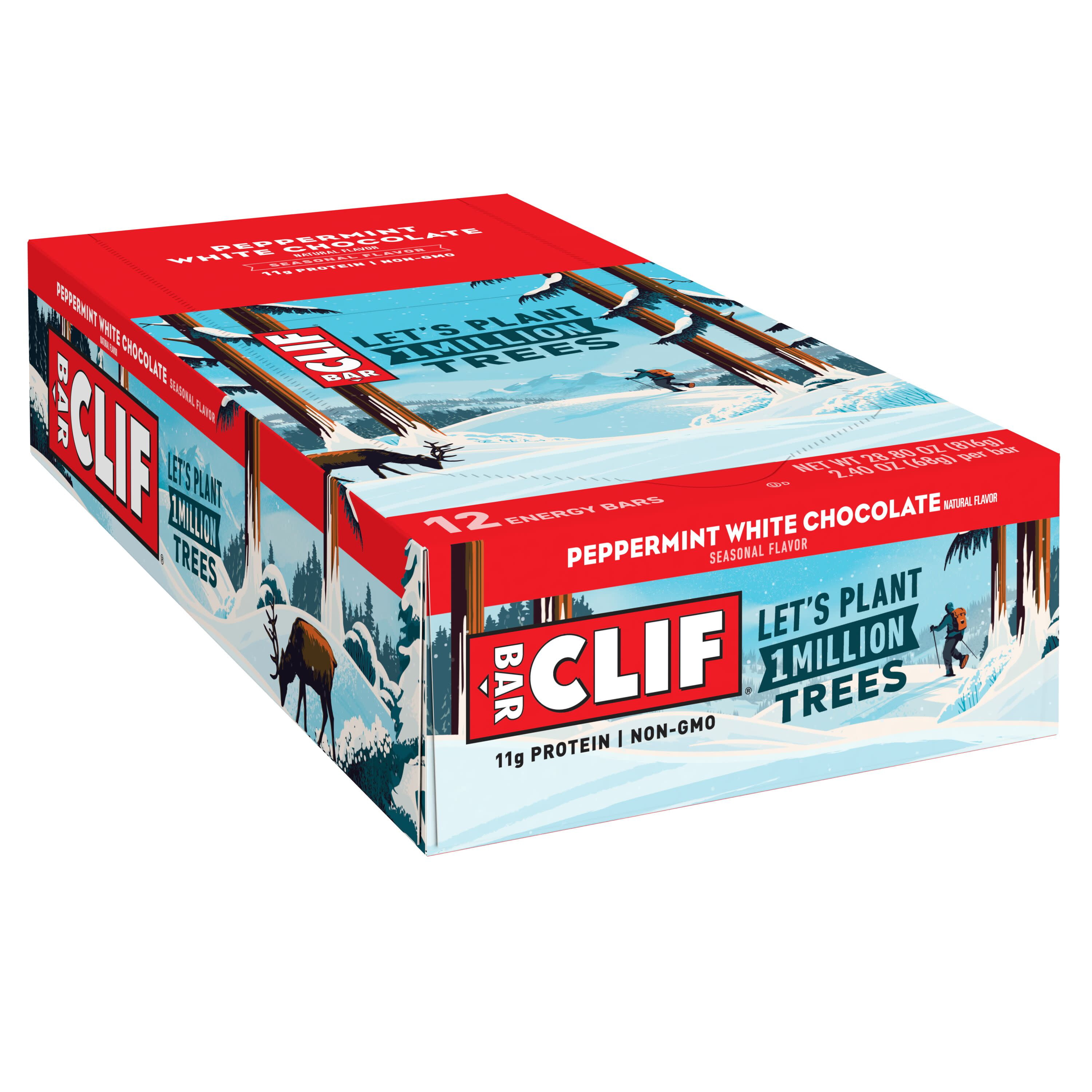 Clif Bar Peppermint White Chocolate Flavor Seasonal Energy Bars 2