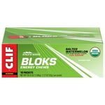 CLIF BLOKS - Salted Watermelon Flavor with 2X Sodium - Energy Chews - Non-GMO - Plant Based - Fast Fuel for Cycling and Running - Quick Carbohydrates and Electrolytes - 2.12 oz. (18 Count)