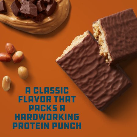 Clif Builders Chocolate Peanut Butter Protein Bar, Count 12 (2.4 Oz) - Nutrition Bar With Protein