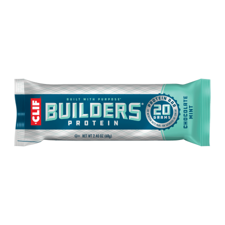 Clif Builders Protein Bars Chocolate Mint -- 12 Bars