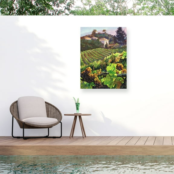 Clif Hadfield 'Siena Harvest' Outdoor Canvas 24x16