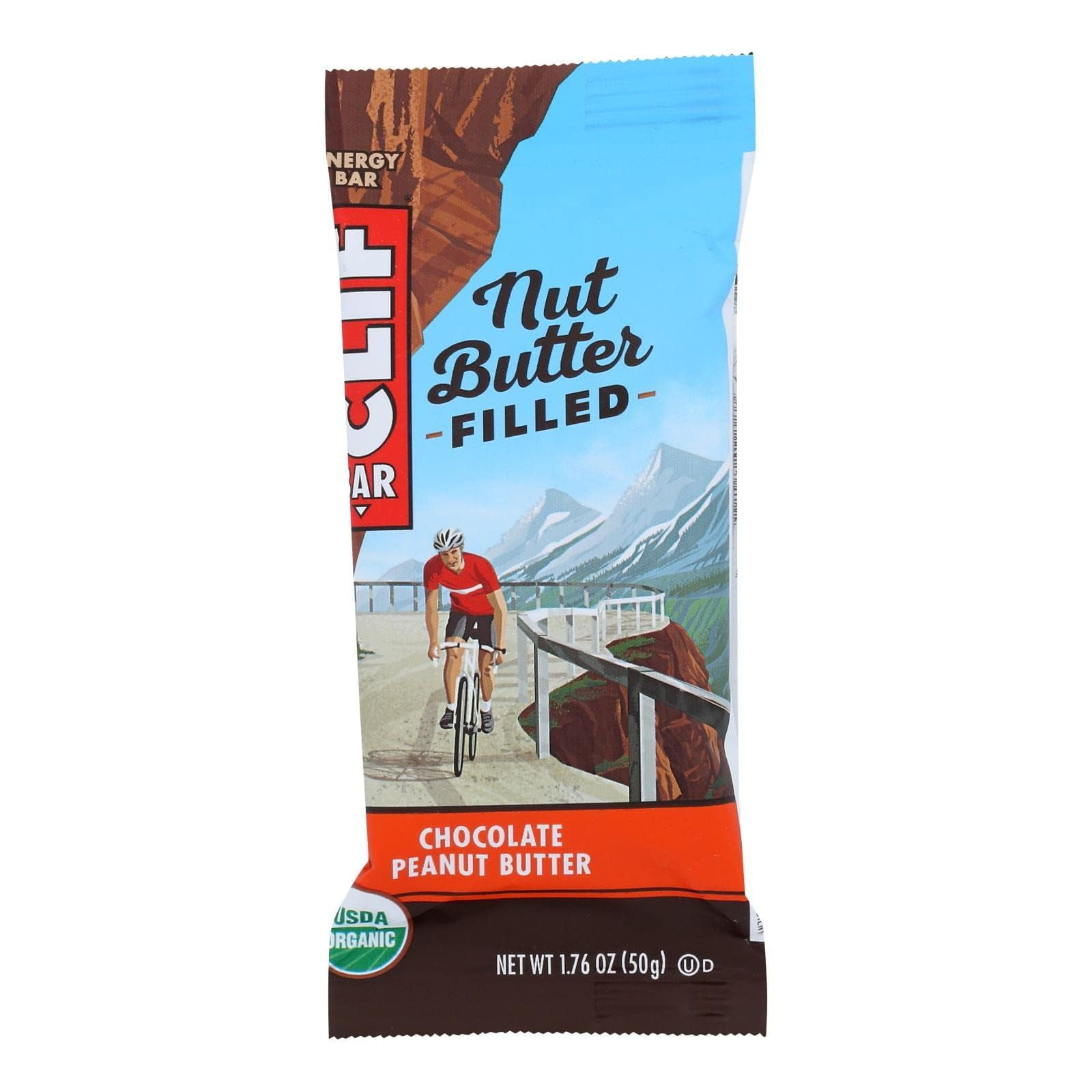 Clif Bar Nut Filled Chocolate Peanut Butter - 1.55 Pound Bulk Pack