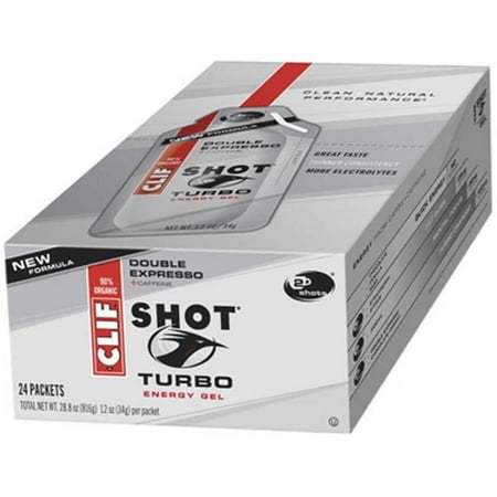 Clif Shot Energy Gels, Double Expresso Flavor, 1 Ct , 1.2 oz