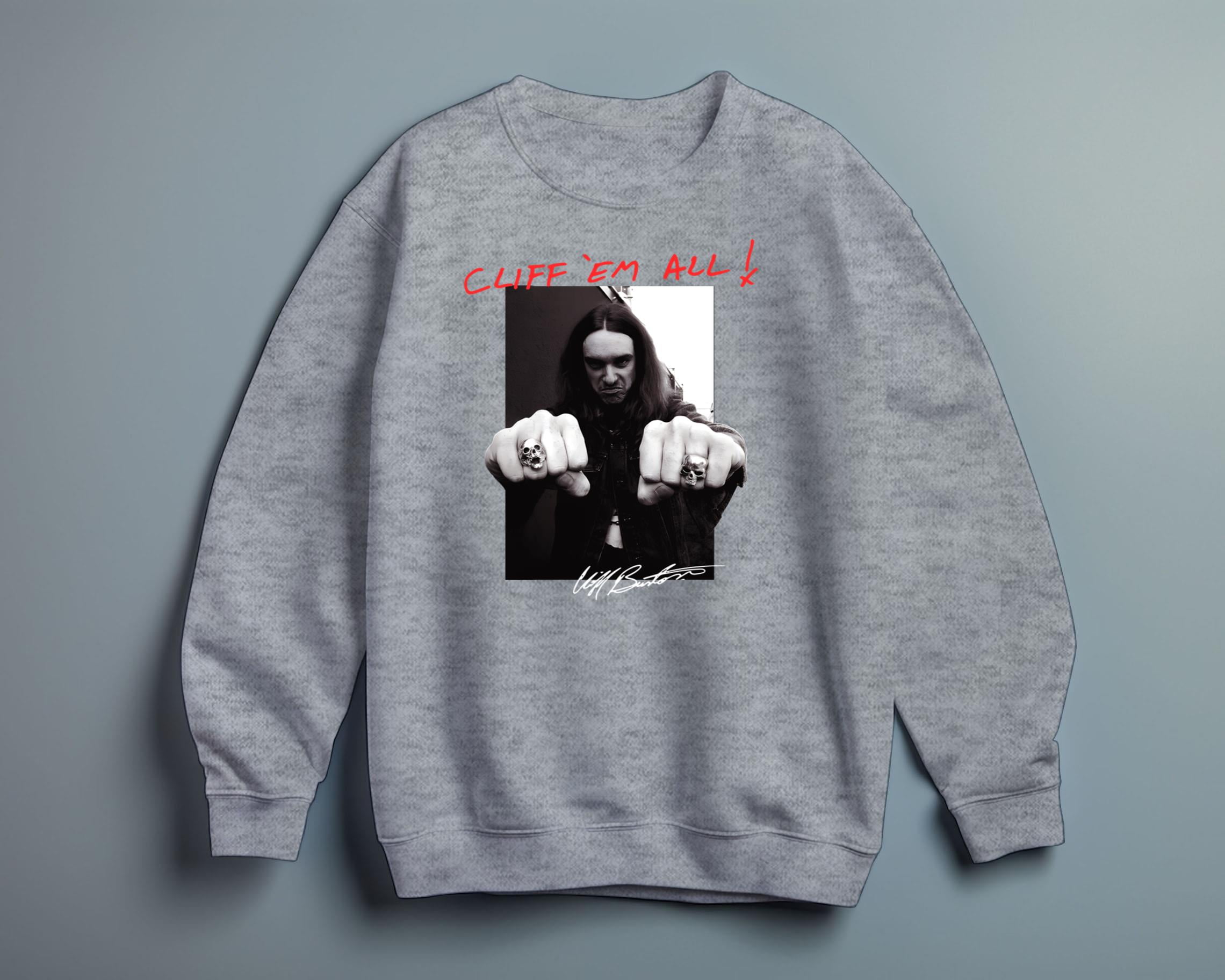 Cliff Burton Graphic Retro Singnature Music Band T-Shirt Black Gift For ...