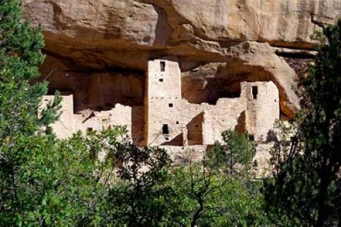 Cliff Dwelling At Mesa Verde Canvas Art - Douglas Taylor (24 x 36)