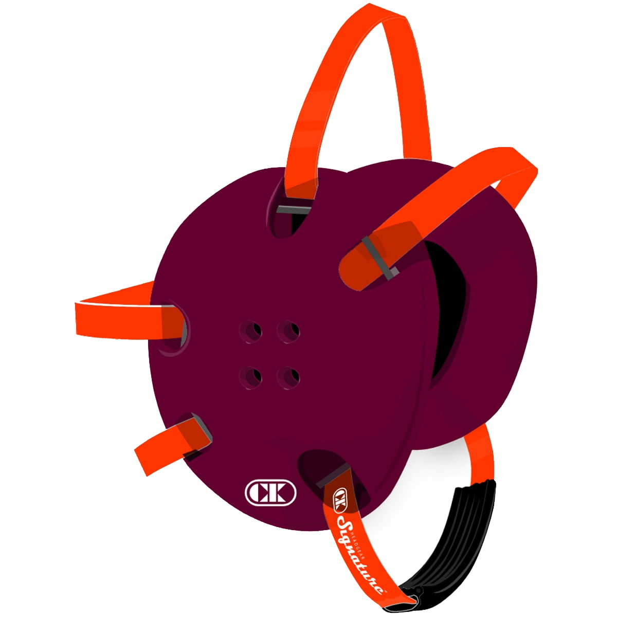 Maroon/Orange