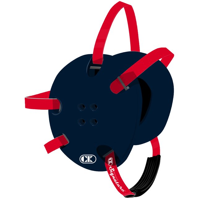 Cliff Keen E58 Signature Wrestling Headgear Navy/Scarlet