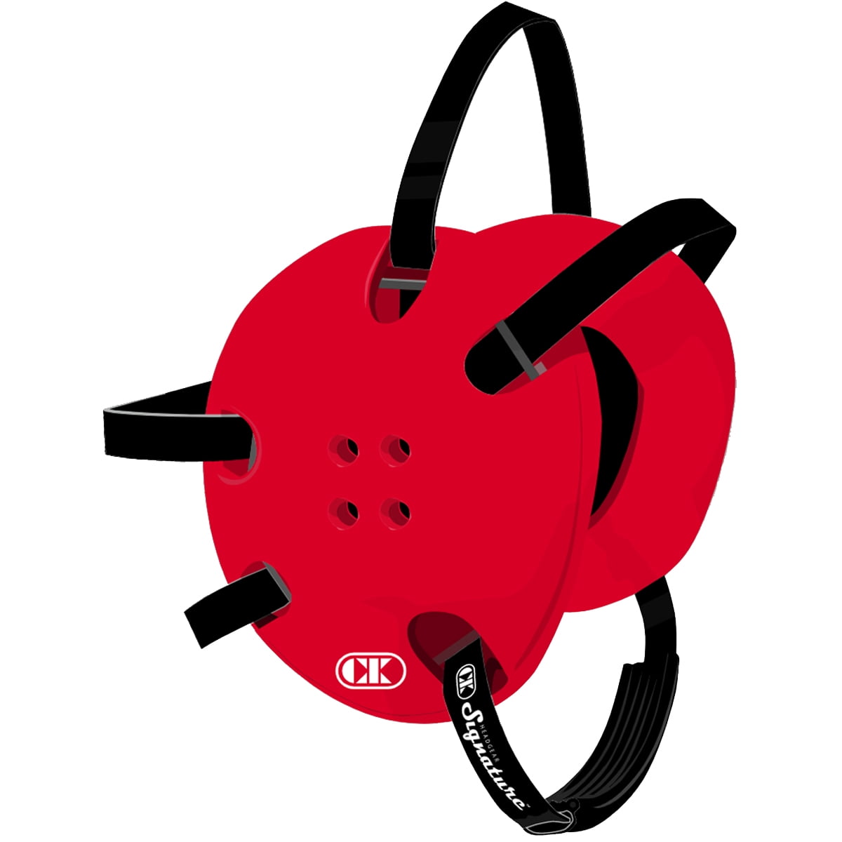 Cliff Keen E58 Signature Wrestling Headgear - Scarlet/Black