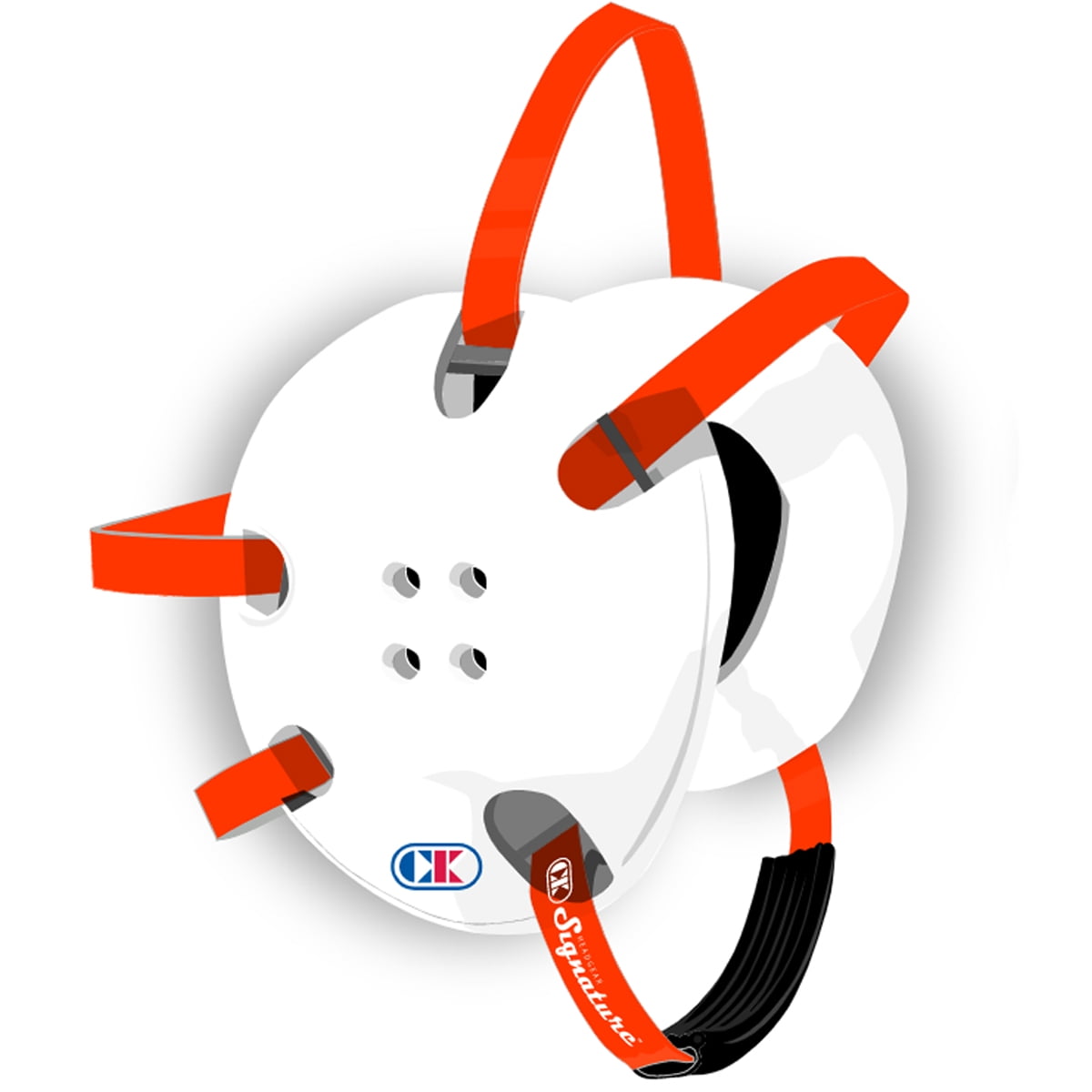 White/Orange