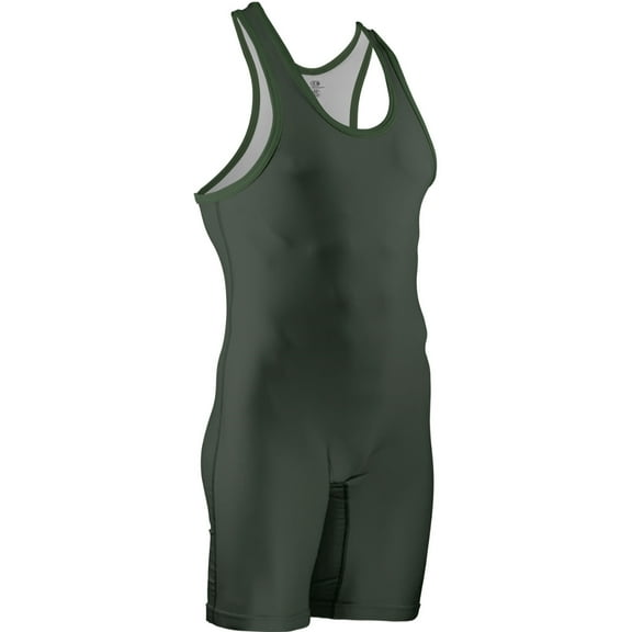 Cliff Keen Relentless Wrestling Singlet - Small - Dark Green