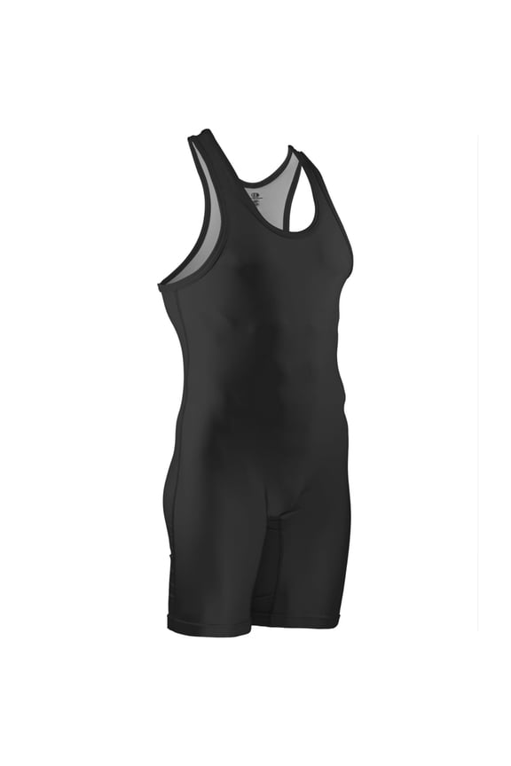 Relentless Wrestling Singlet - XL - Black