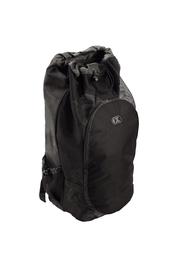 Team Pack Mesh Wrestling Equipment Backpack - Black/Black