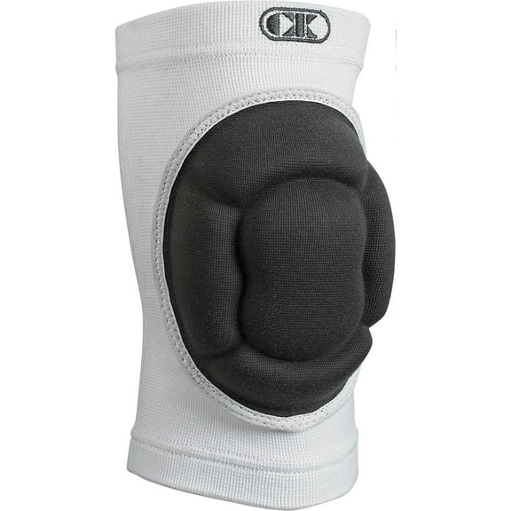 Cliff Keen The Impact Adult Knee Pad - White/Charcoal