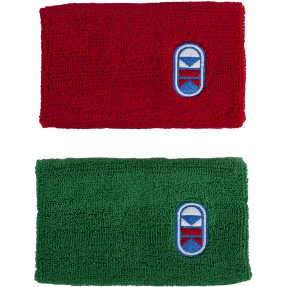 Cliff Keen Wrestling Tournament Wristband 2-Pack - Red/Green