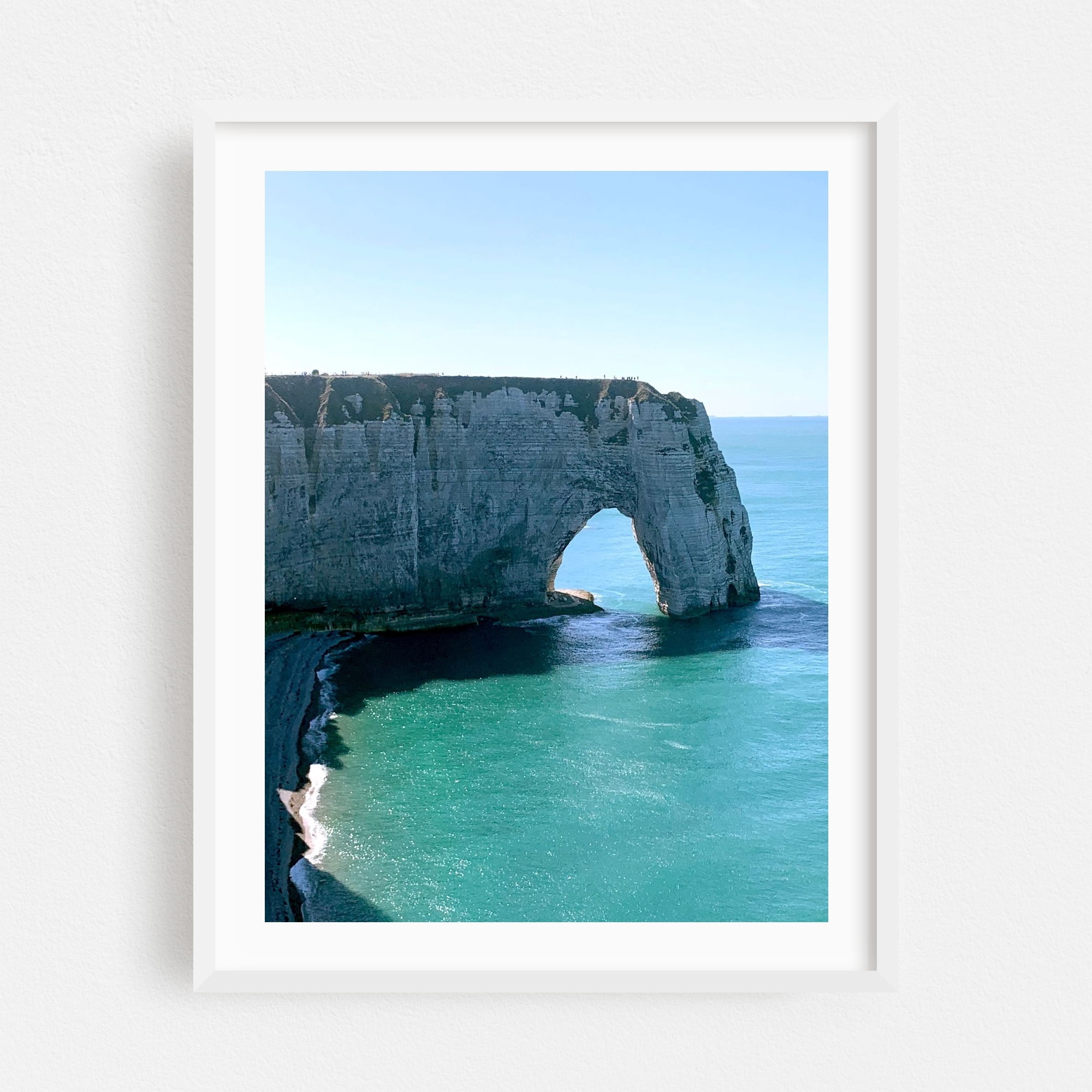 Cliff over the Ocean - Étretat Normandy France Photography Coast ...