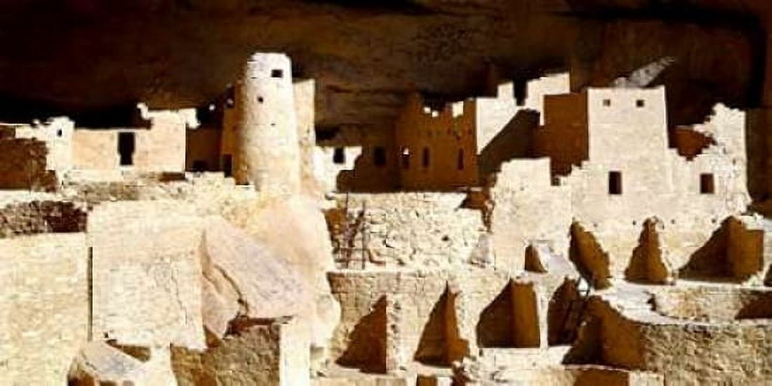Cliff Palace Ruins Canvas Art - Douglas Taylor (24 x 48)