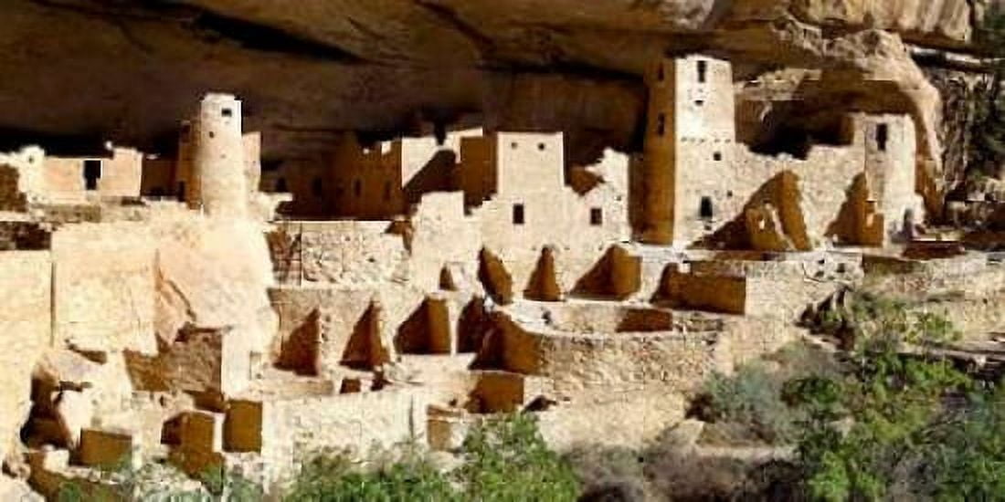 Cliff Palace at Mesa Verde Canvas Art - Douglas Taylor (24 x 48)