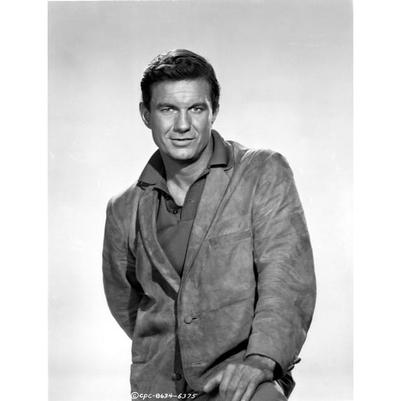 Cliff Robertson wearing a suede jacket Photo Print (24 x 30)