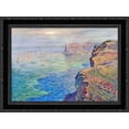thumbnail image 1 of Cliff at Grainval near Fecamp 24x20 Black Ornate Wood Framed Canvas Art by Monet, Claude, 1 of 2