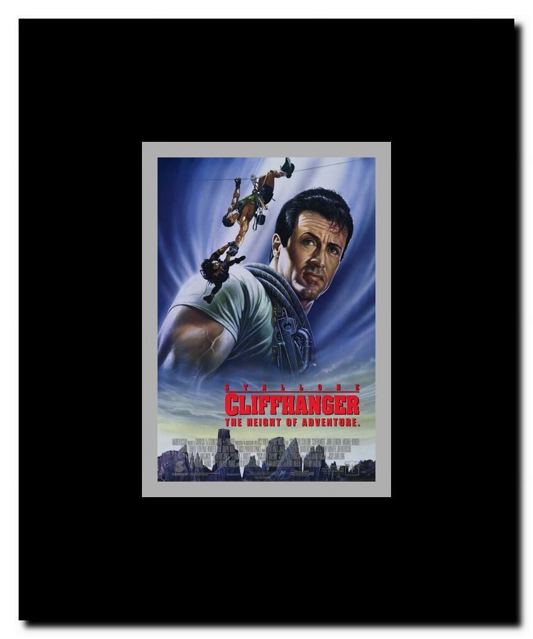 Cliffhanger Framed Movie Poster