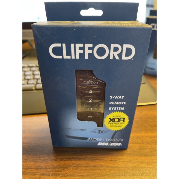 Clifford D9857X DS4+ RF Security Upgrade & ACC 2-Way LED 5-Btn DS4 / DS4+ RF Kit