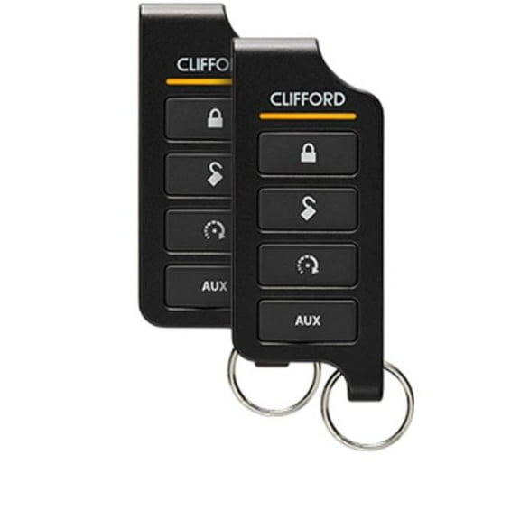 Clifford DEI5606X 5-Button LED 1-Way Car Alarm Security & Remote Start System