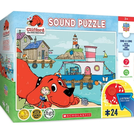 Clifford Library Boat 24 Piece Sing-A-Long Song Sound Puzzle