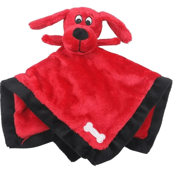 Clifford® Lil' Napper Plush Dog Toy for Puppies | Soft, Cuddly Puppy Toys | Squeaker, Crinkles, Cozy and Durable