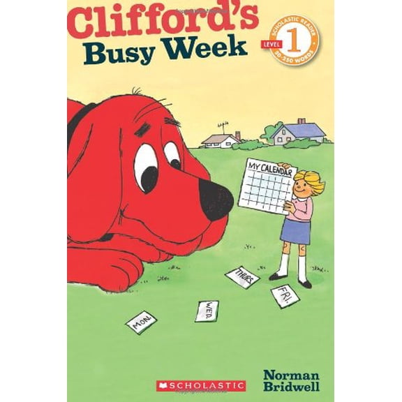 Pre-Owned Scholastic Reader Level 1: Clifford: Clifford's Busy Week (Paperback) 0545223121 9780545223126