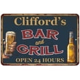 thumbnail image 1 of Clifford's Green Bar and Grill Sign 16 x 24 Matte Finish Metal 116240044950, 1 of 1