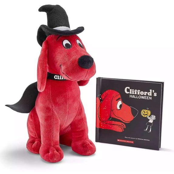 Kohl's Cares Clifford Halloween Plush Toy and Book Bundle, Multi