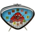 thumbnail image 1 of Clifford the Big Red Dog Colorful Numerals Triangle Shaped Desk Clock, 1 of 1