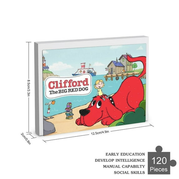 Clifford the Big Red Dog Jigsaw Puzzle 35/70/120/200/300/500/1000 Piece High Quality Birthday Gift