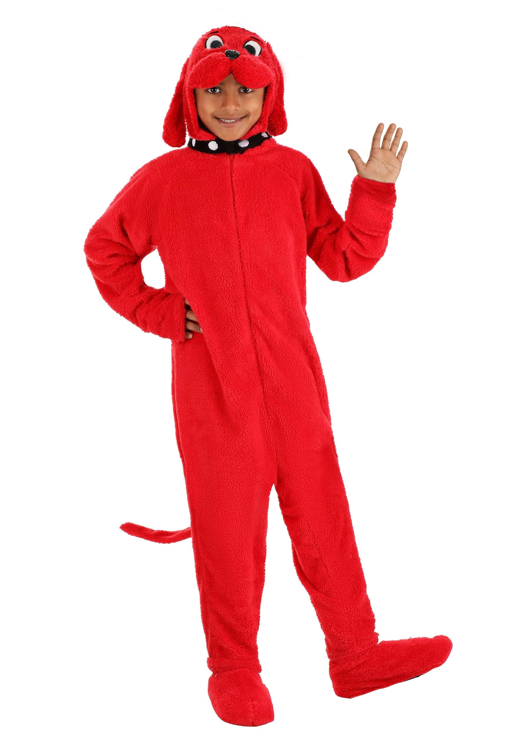 Adult Clifford the Big Red Dog Costume - Walmart.com