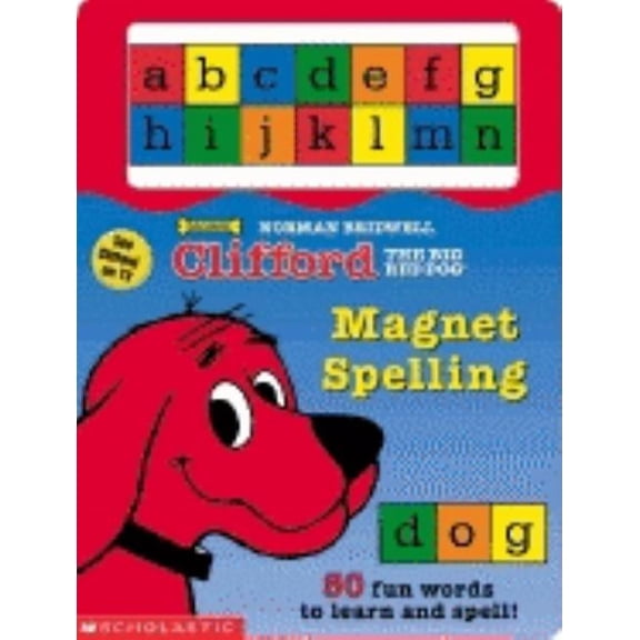 Pre-Owned Clifford the Big Red Dog: Magnet Spelling : Magnet Spelling (Board book)