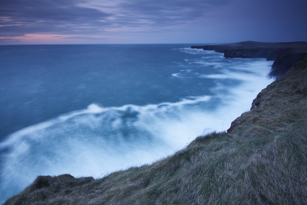 Cliffs And Coastline Of Loop Head County Clare Ireland Canvas Art - Trish Punch Design Pics (38 x 24)