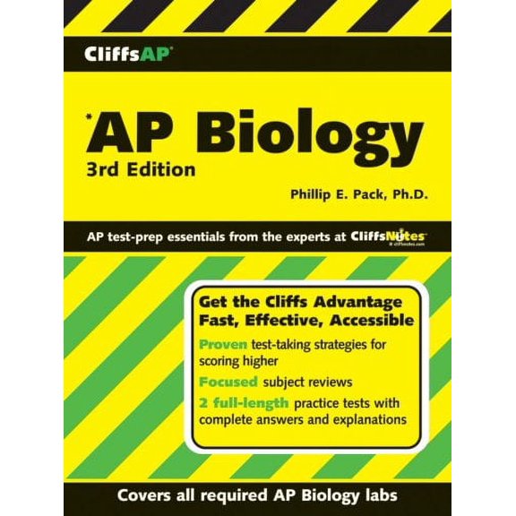 Pre-Owned CliffsAP Biology (Paperback 9780470097649) by Phillip E Pack
