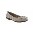 thumbnail image 1 of Cliffs by White Mountain Cheryl Women's Flats Color: White Burnished Smooth Size: 9, 1 of 6