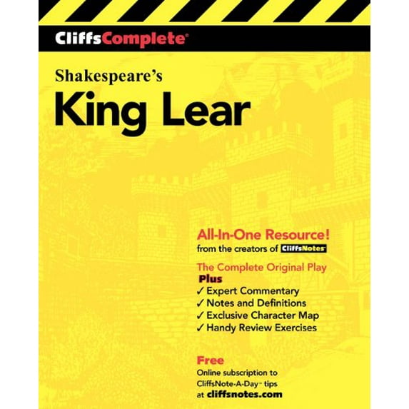 Pre-Owned Cliffscomplete King Lear (Paperback) 0764585711 9780764585715