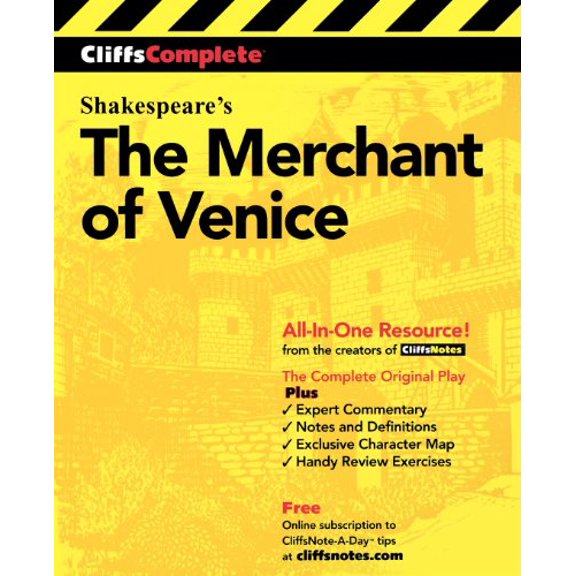 Pre-Owned CliffsComplete Merchant of Venice (Paperback)