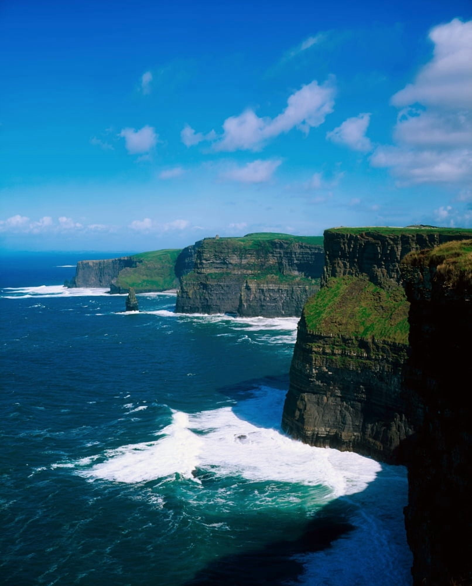 Cliffs Of Moher Co Clare Ireland Canvas Art - The Irish Image Collection Design Pics (26 x 34)