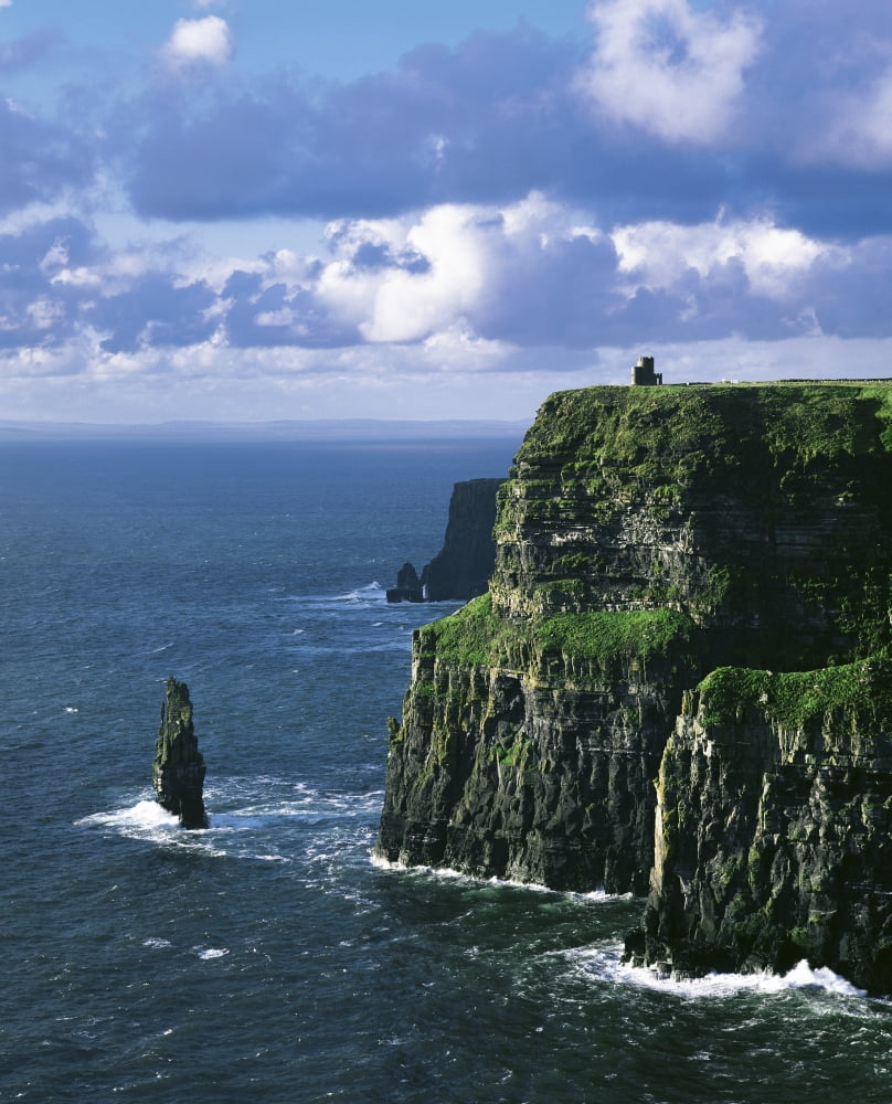 Cliffs Of Moher Co Clare Ireland Cliffs On The Atlantic Ocean Canvas Art - The Irish Image Collection Design Pics (28 x 34)