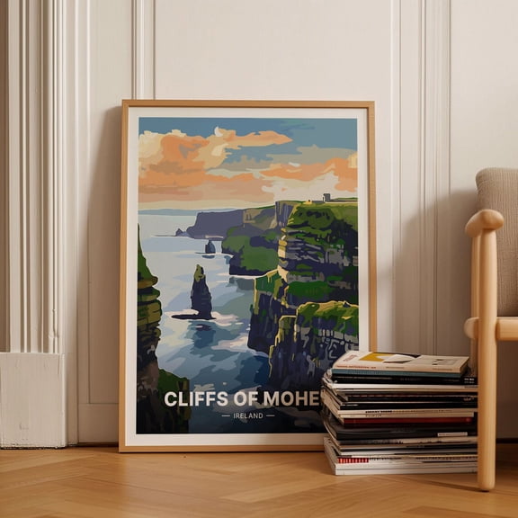 Cliffs Of Moher Irish Landscape Wall Decor