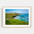 thumbnail image 1 of Cliffs along the Pacific - Santa Cruz California Photography Oak Framed Wall Art Print 16 x 24 inches, 1 of 6