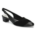thumbnail image 1 of Bates by Easy Street Women's Slingback Pumps Color: Black Size: 8.5 WIDE, 1 of 4