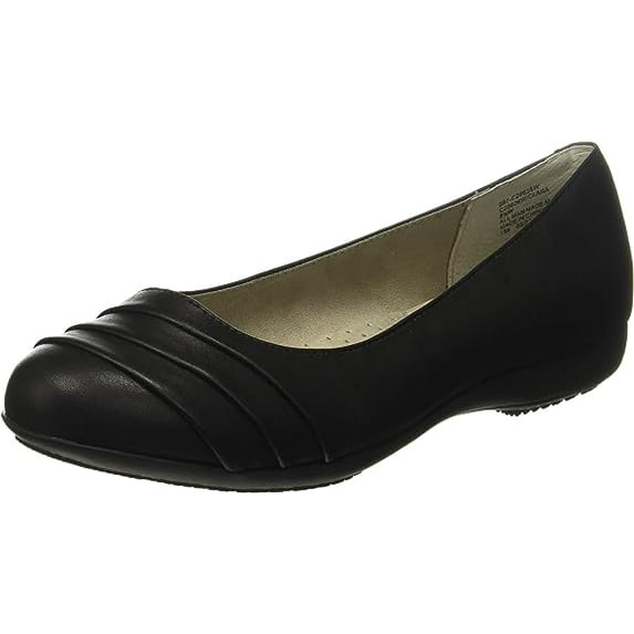 Cliffs by White Mountain Clara Women's Ballet Flats Color: Black Burnished Smooth Size: 11