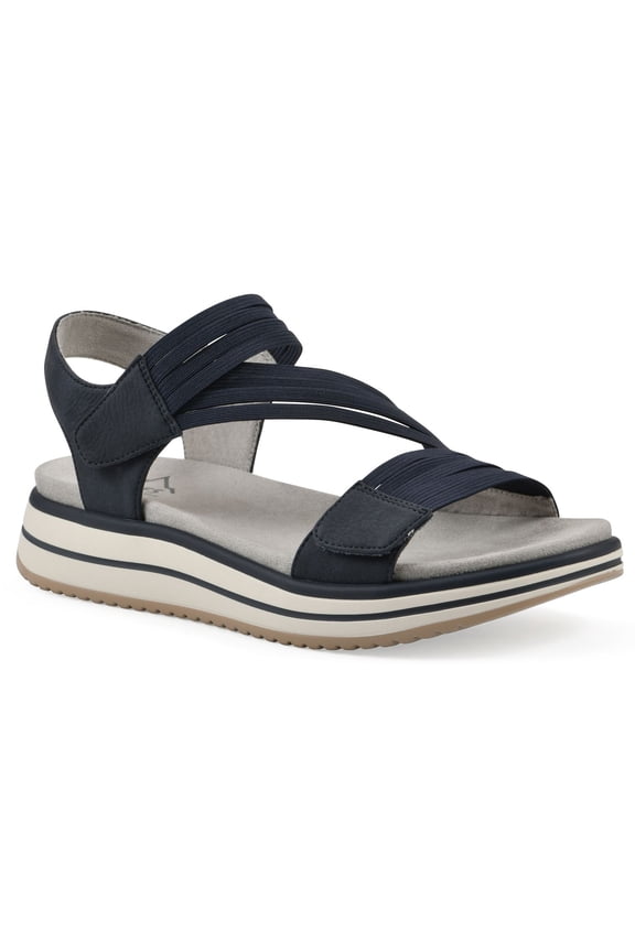 Hapford Women's Sport Sandals Color: Navy Nubuck Size: 7