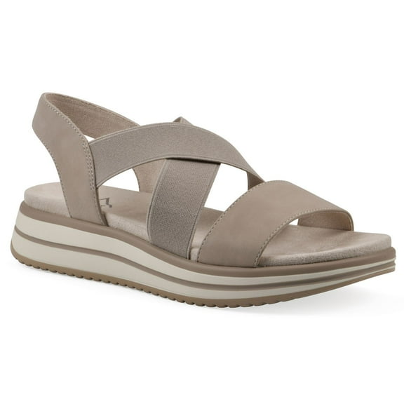 Cliffs by White Mountain Hapley Women's Athleisure Sandals Color: Taupe Nubuk Size: 8