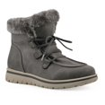 thumbnail image 1 of Cliffs by White Mountain Harisson Women's Ankle Boots Color: Charcoal Fabric Size: 8.5, 1 of 4