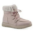 thumbnail image 1 of Cliffs by White Mountain Harisson Women's Ankle Boots Color: Pale Pink Fabric Size: 7.5, 1 of 4